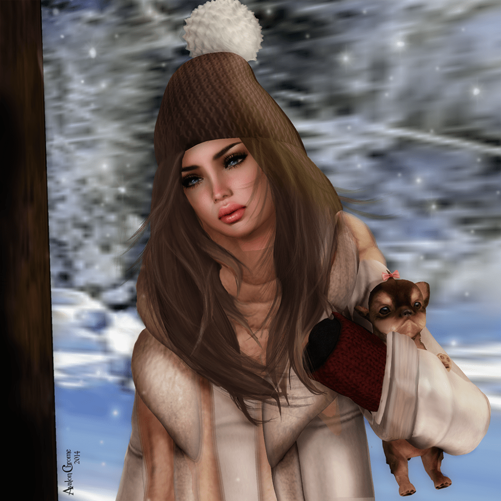 The gorgeous Sandi Benelli and her cute little friend