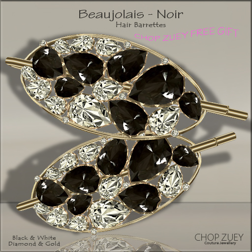 BeaujolaisNoirHairBarrette