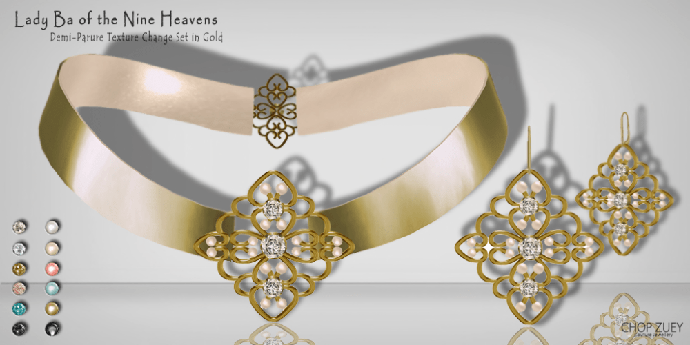 La Ba of the Nine Heavens Gld - Demi-Parure Texture Change